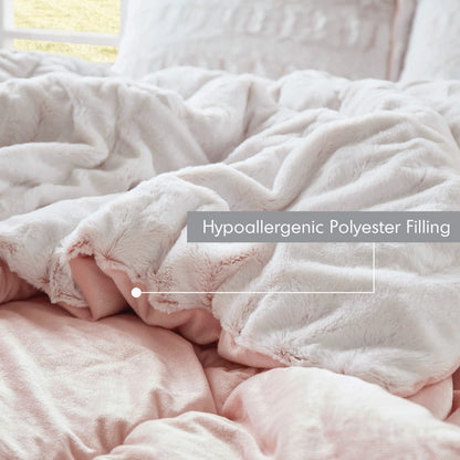 Set copripiumino lungo in pelliccia con stampa posteriore Margot di Madison Park