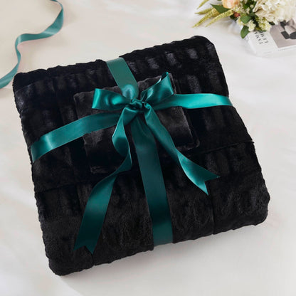 Set copripiumino lungo in pelliccia con stampa posteriore Margot di Madison Park