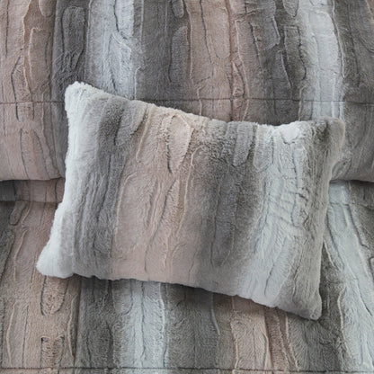 Set piumino in pelliccia sintetica Madison Park Marselle