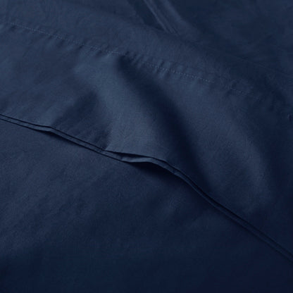 Set di lenzuola in percalle di cotone rilassato Madison Park a 200 fili