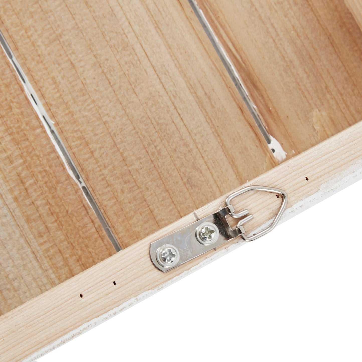 Decorazione murale in legno dipinto a mano con uccelli appollaiati Madison Park - Bianco/Grigio