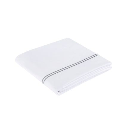 Set copripiumino ricamato Madison Park Signature Luxury Collection in raso di cotone 100%, 500 fili