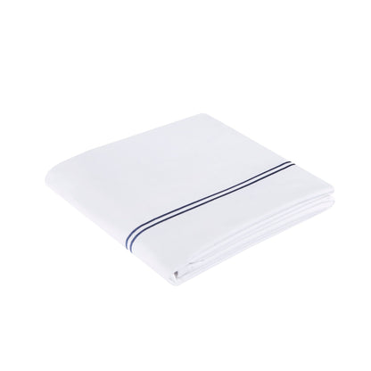 Set copripiumino ricamato Madison Park Signature Luxury Collection in raso di cotone 100%, 500 fili