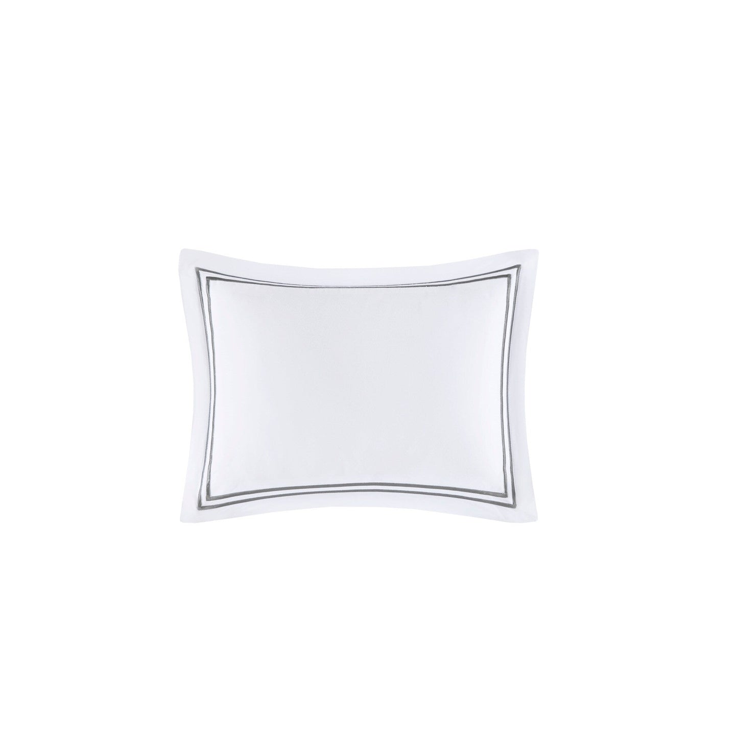 Set copripiumino ricamato Madison Park Signature Luxury Collection in raso di cotone 100%, 500 fili