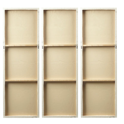 Madison Park Signature Sunburst Trittico dipinto a mano, set di 3 pezzi di arte murale in resina tridimensionale