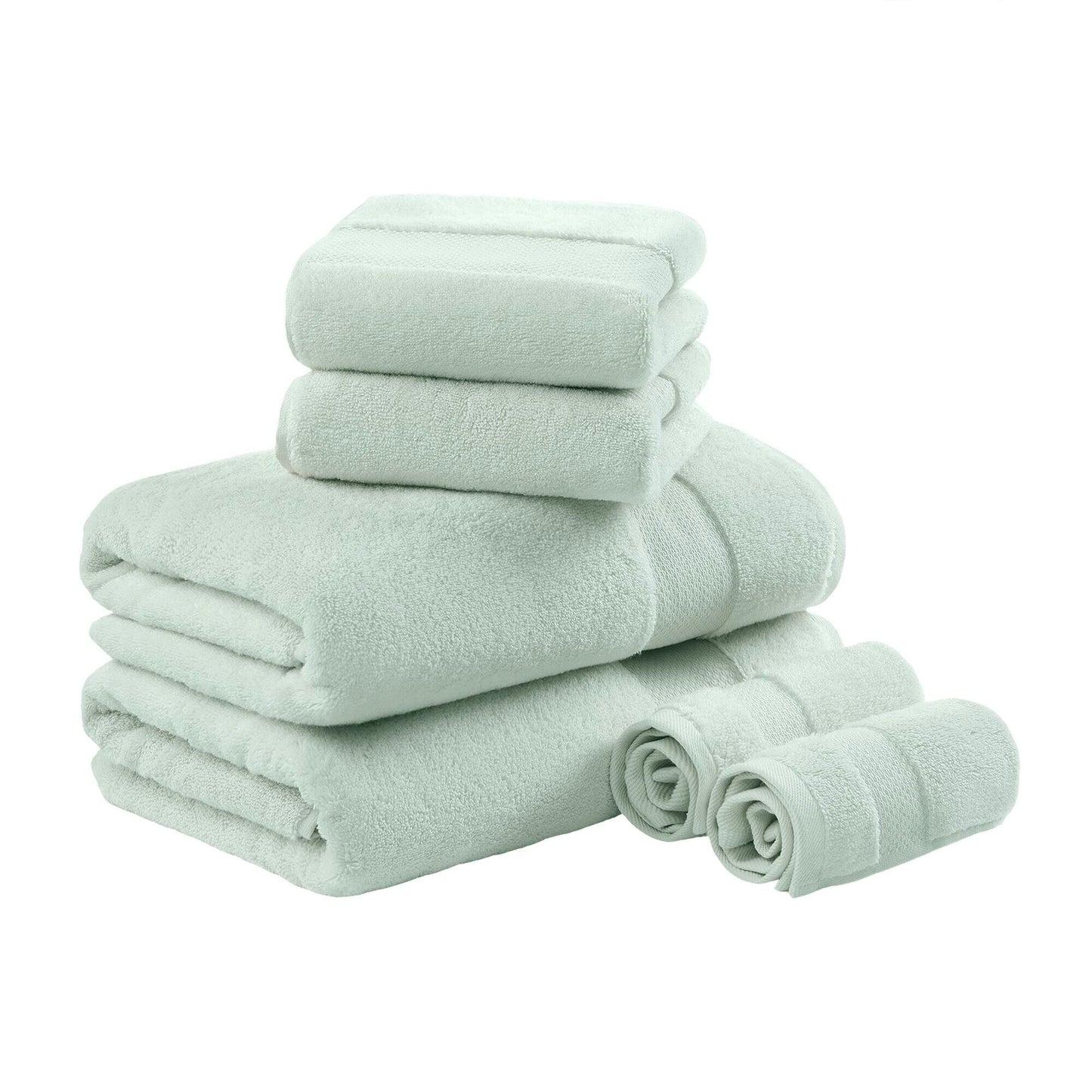 Set di asciugamani da bagno in cotone turco Madison Park Signature da 6 pezzi