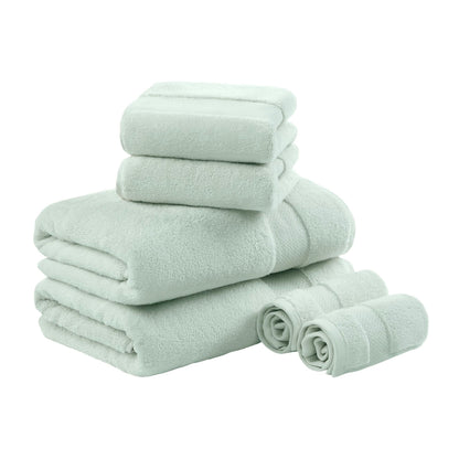 Set di asciugamani da bagno in cotone turco Madison Park Signature da 6 pezzi
