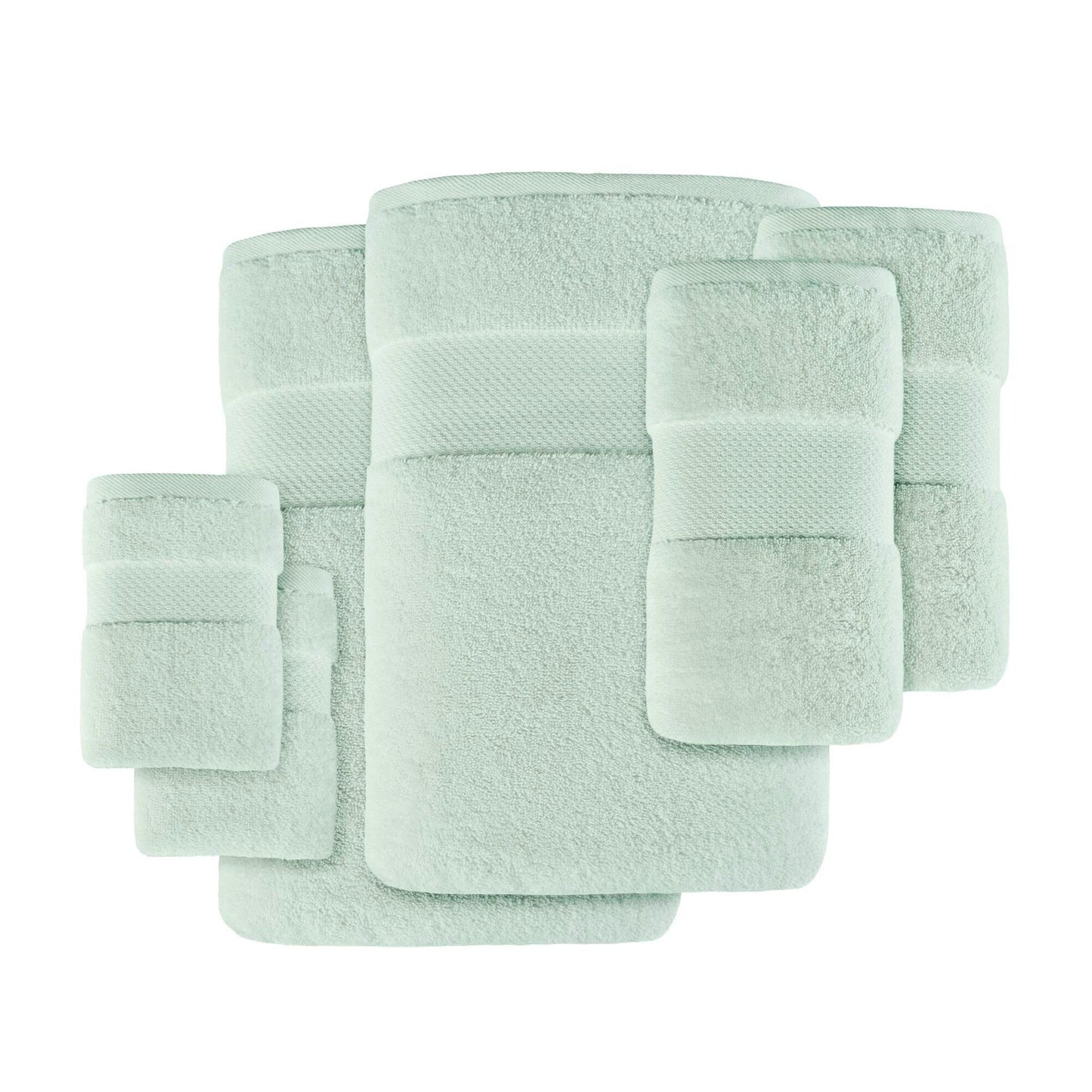 Set di asciugamani da bagno in cotone turco Madison Park Signature da 6 pezzi