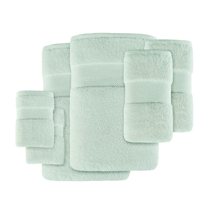 Set di asciugamani da bagno in cotone turco Madison Park Signature da 6 pezzi