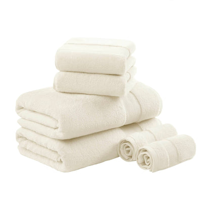 Set di asciugamani da bagno in cotone turco Madison Park Signature da 6 pezzi