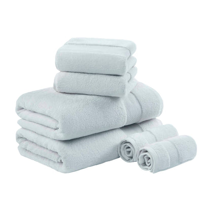 Set di asciugamani da bagno in cotone turco Madison Park Signature da 6 pezzi