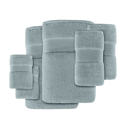 Set di asciugamani da bagno in cotone turco Madison Park Signature da 6 pezzi