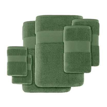 Set di asciugamani da bagno in cotone turco Madison Park Signature da 6 pezzi