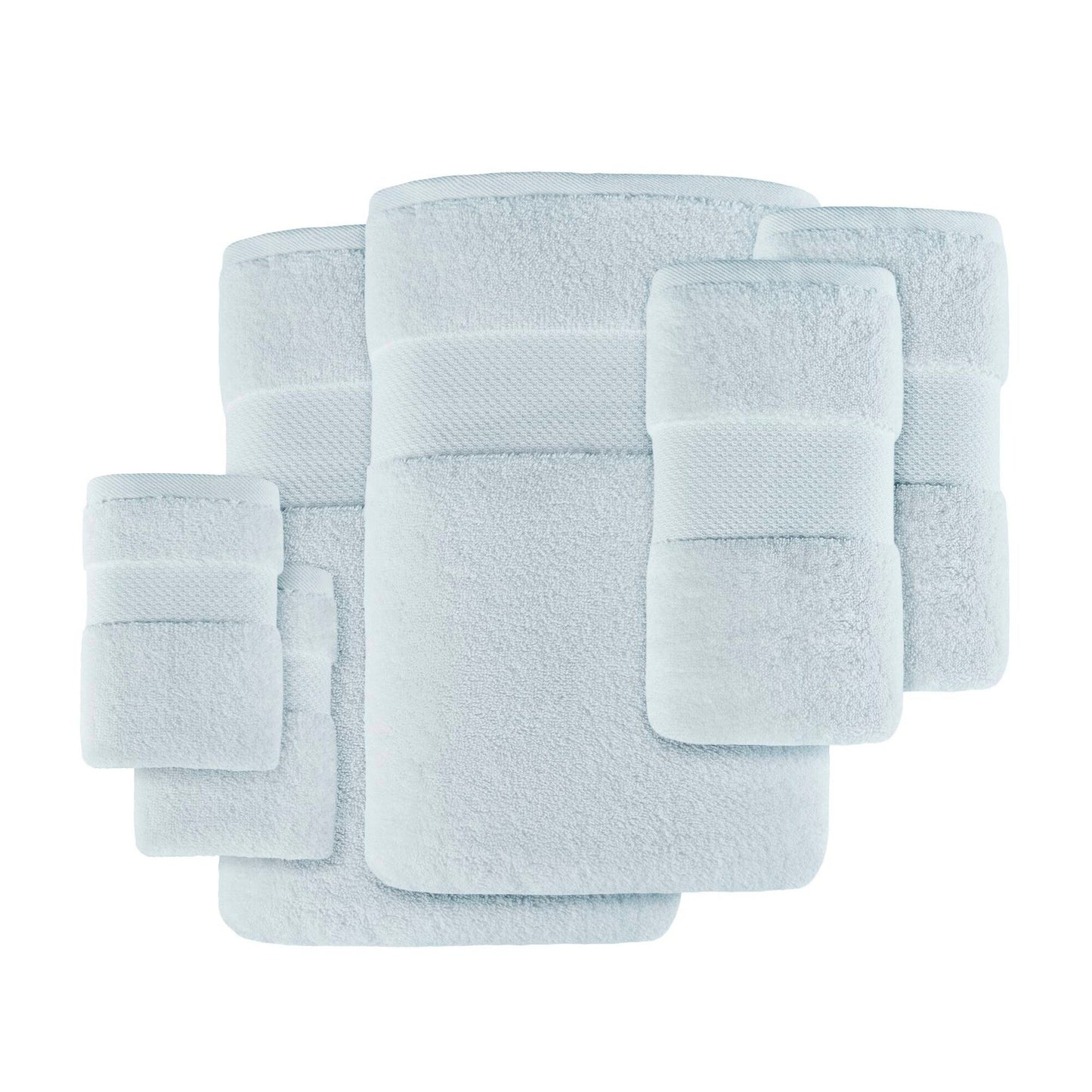 Set di asciugamani da bagno in cotone turco Madison Park Signature da 6 pezzi