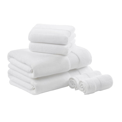 Set di asciugamani da bagno in cotone turco Madison Park Signature da 6 pezzi
