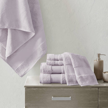 Set di asciugamani da bagno in cotone turco Madison Park Signature da 6 pezzi