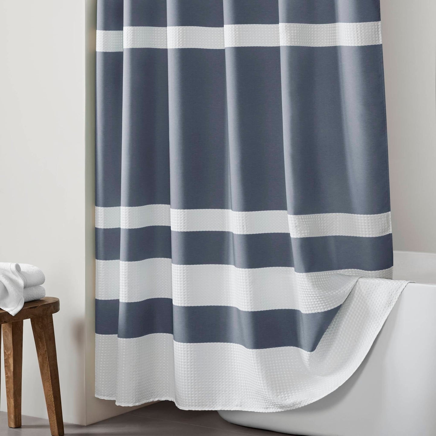 Tenda da doccia a nido d'ape Madison Park Spa con trattamento 3M