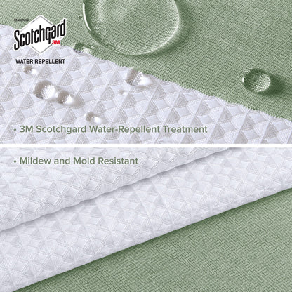 Tenda da doccia a nido d'ape Madison Park Spa con trattamento 3M