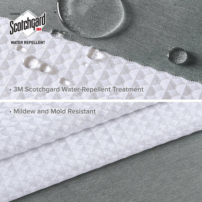 Tenda da doccia a nido d'ape Madison Park Spa con trattamento 3M