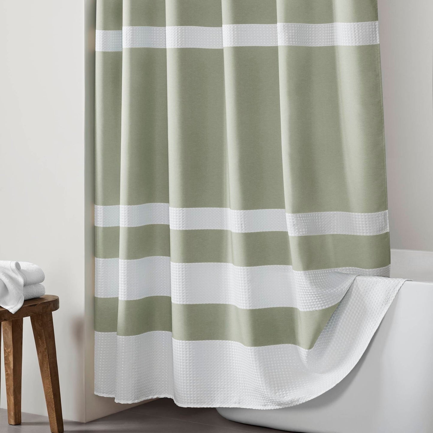 Tenda da doccia a nido d'ape Madison Park Spa con trattamento 3M