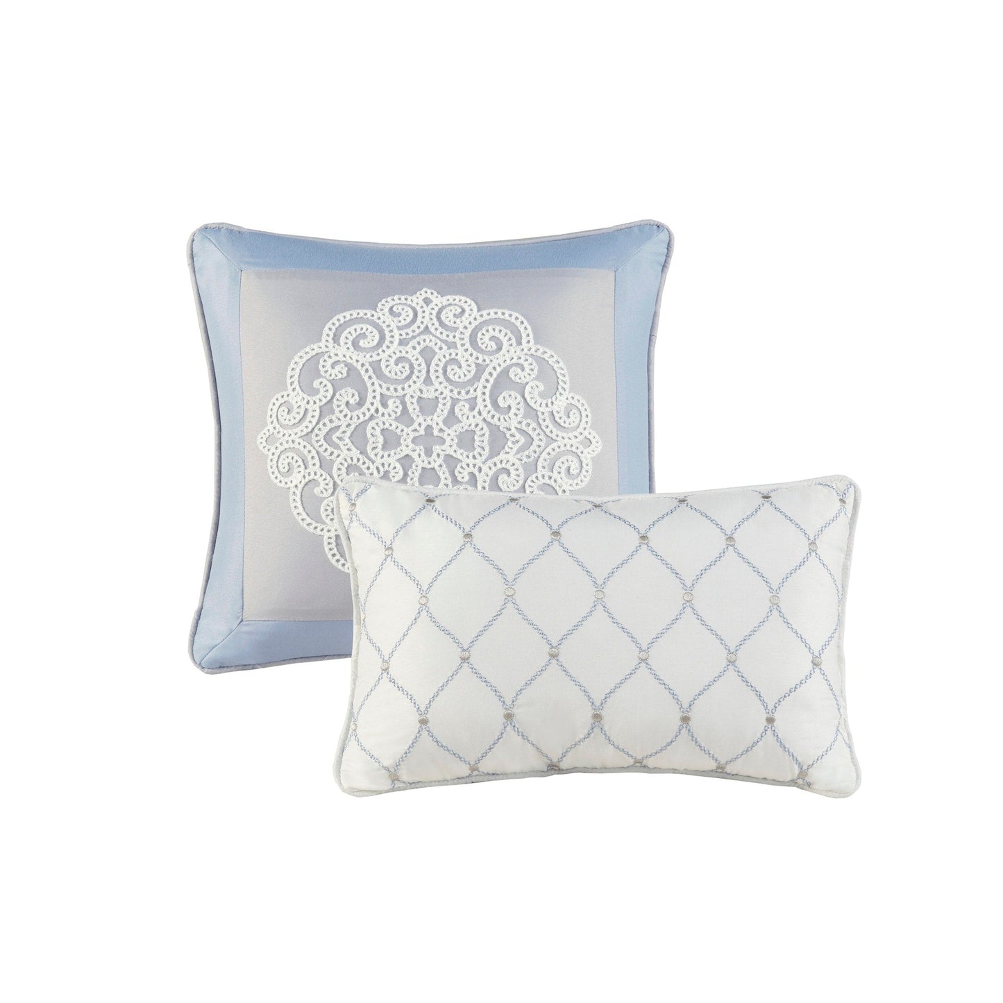 Set di piumoni in microfibra ricamati Madison Park Vera da 8 pezzi