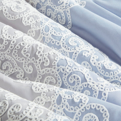 Set di piumoni in microfibra ricamati Madison Park Vera da 8 pezzi