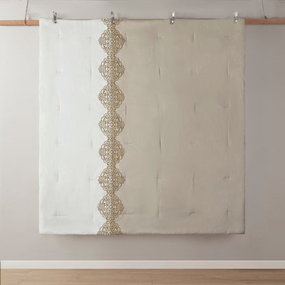 Set di piumoni in microfibra ricamati Madison Park Vera da 8 pezzi