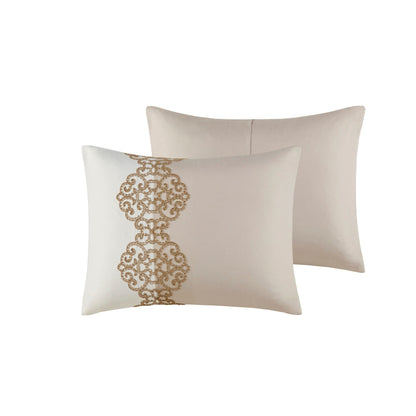 Set di piumoni in microfibra ricamati Madison Park Vera da 8 pezzi