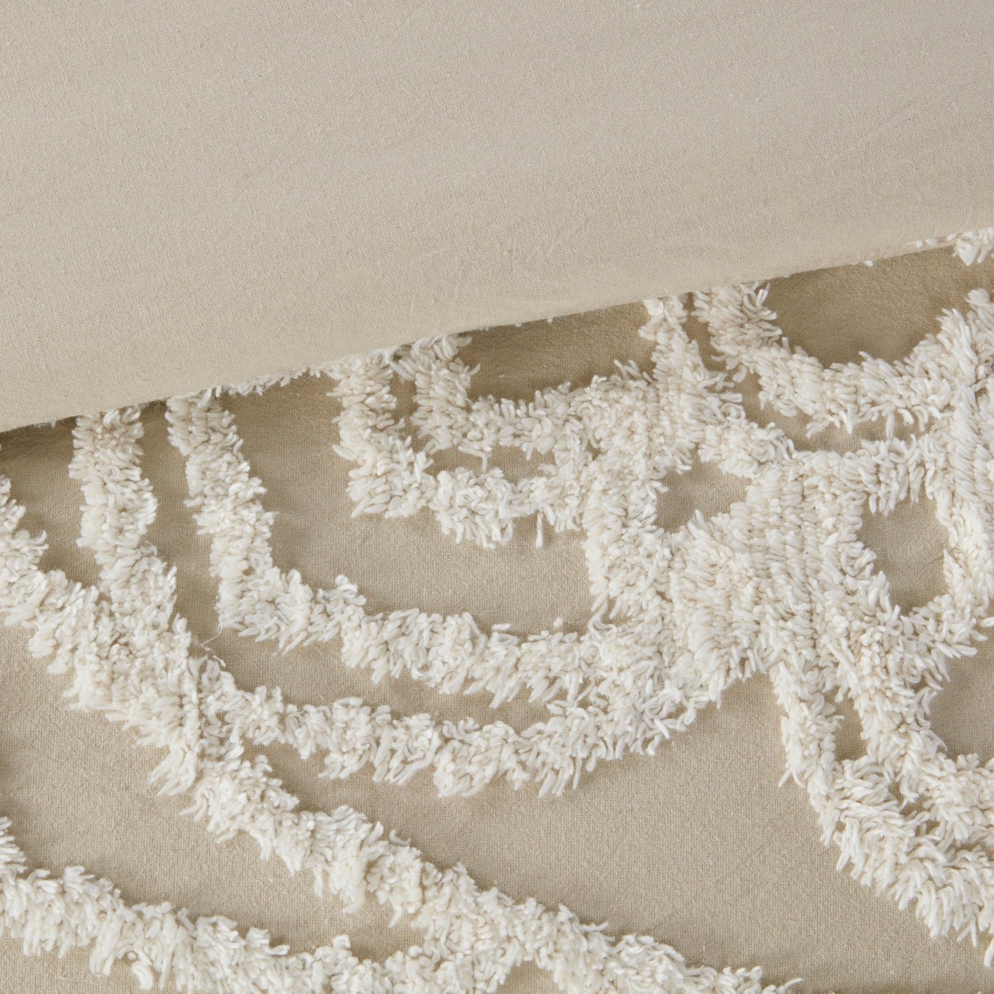 Set copripiumino con medaglione in ciniglia di cotone trapuntato Madison Park Virginia