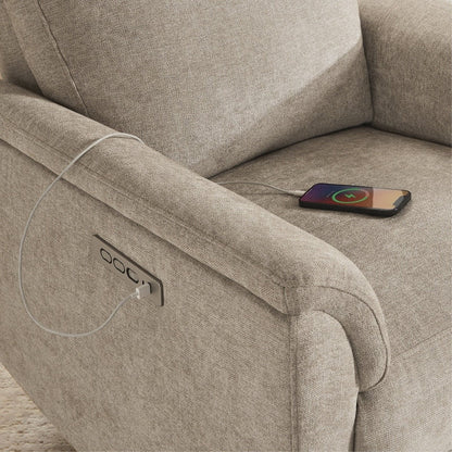 Poltrona reclinabile girevole elettrica per bambini Maire con luce notturna