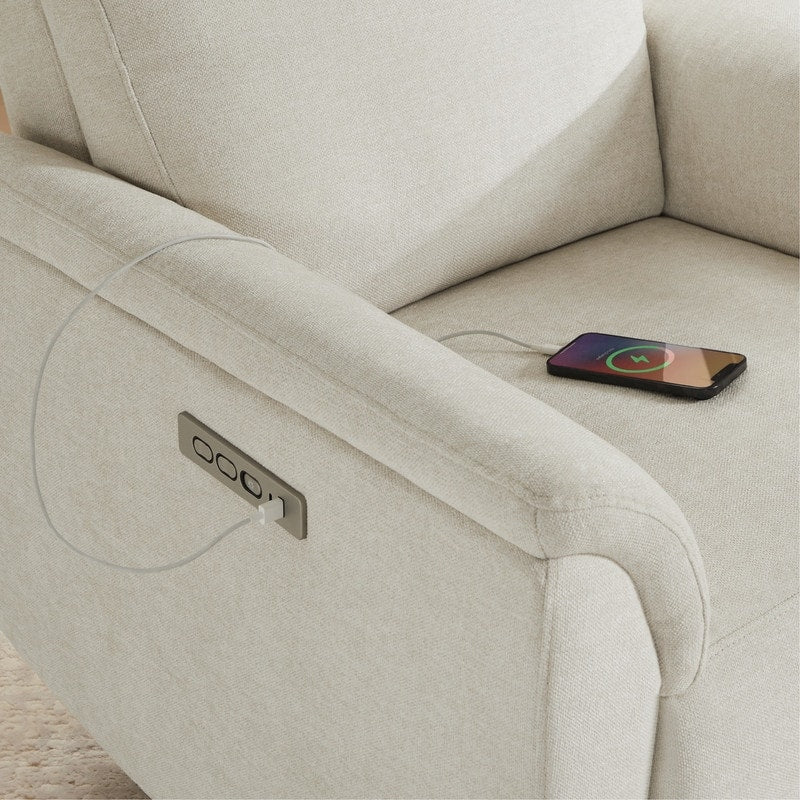 Poltrona reclinabile girevole elettrica per bambini Maire con luce notturna