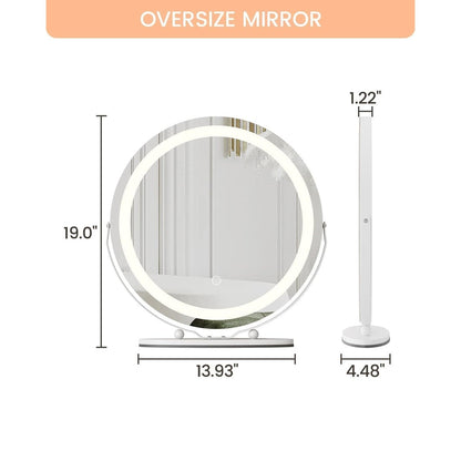 Specchio per il trucco con luci