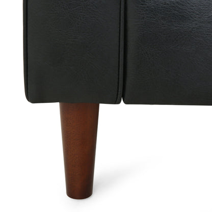 Divano a 3 posti Malinta Contemporary Tufted di Christopher Knight Home - 82,25 L x 33,00 P x 33,00 A