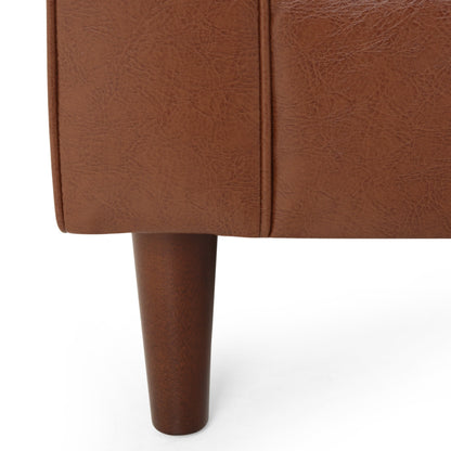 Divano a 3 posti Malinta Contemporary Tufted di Christopher Knight Home - 82,25 L x 33,00 P x 33,00 A