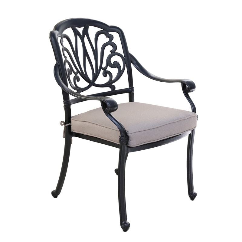 Set da pranzo Manasquan da 13 pezzi in alluminio color canna di fucile di Havenside Home