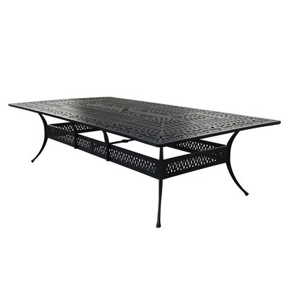 Set da pranzo Manasquan da 13 pezzi in alluminio color canna di fucile di Havenside Home