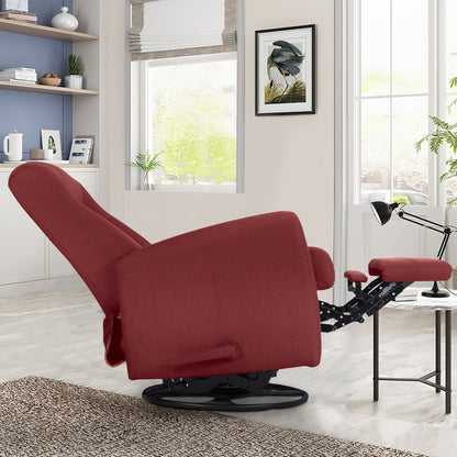 Poltrona reclinabile girevole a dondolo con larghezza di 29,5 cm