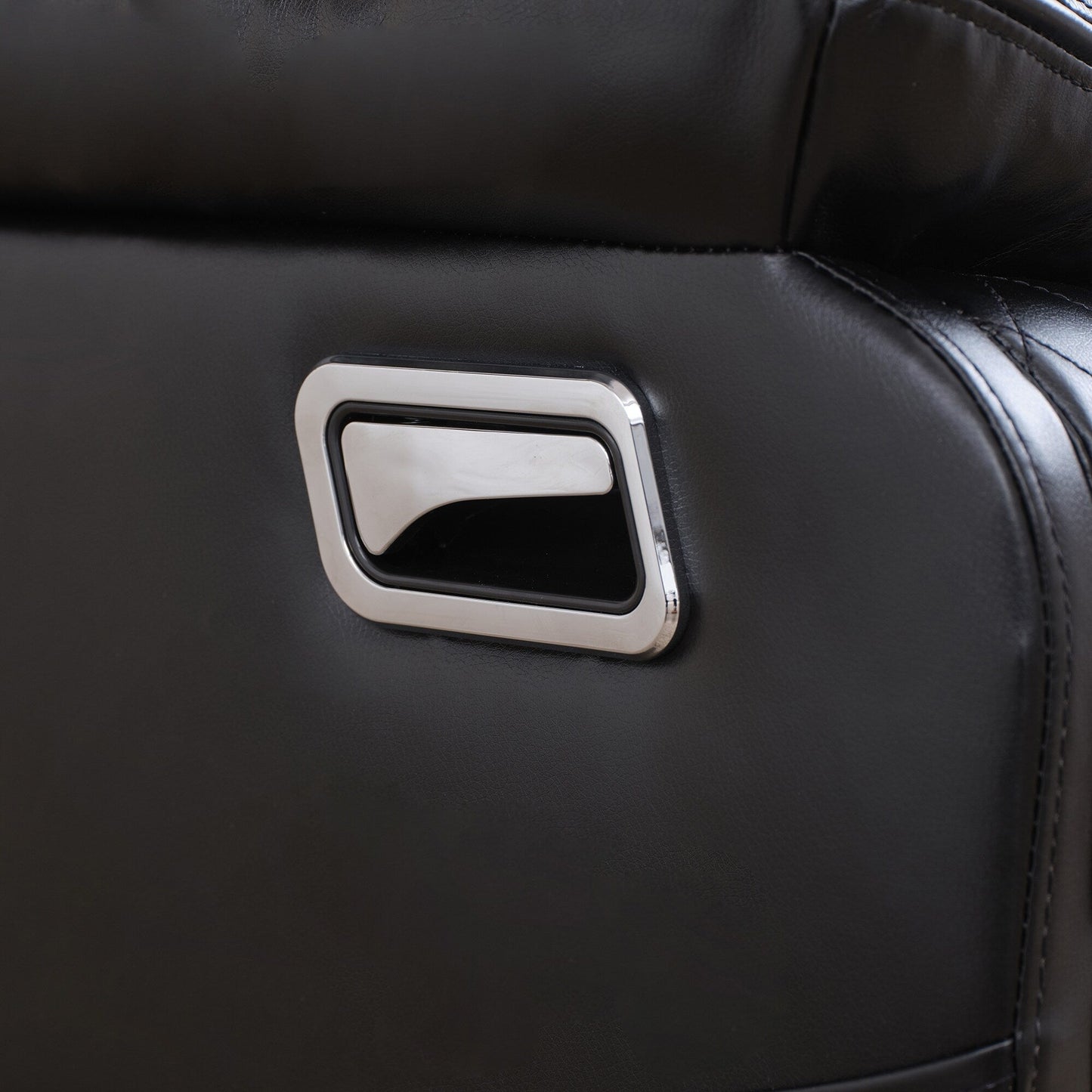 Poltrona reclinabile manuale, comoda poltrona reclinabile singola per soggiorno, camera da letto