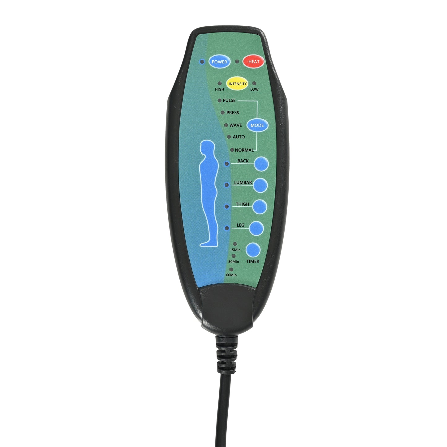 Poltrona reclinabile manuale con massaggio riscaldato, rivestimento in tessuto robusto e design portatile per l'uso in soggiorno