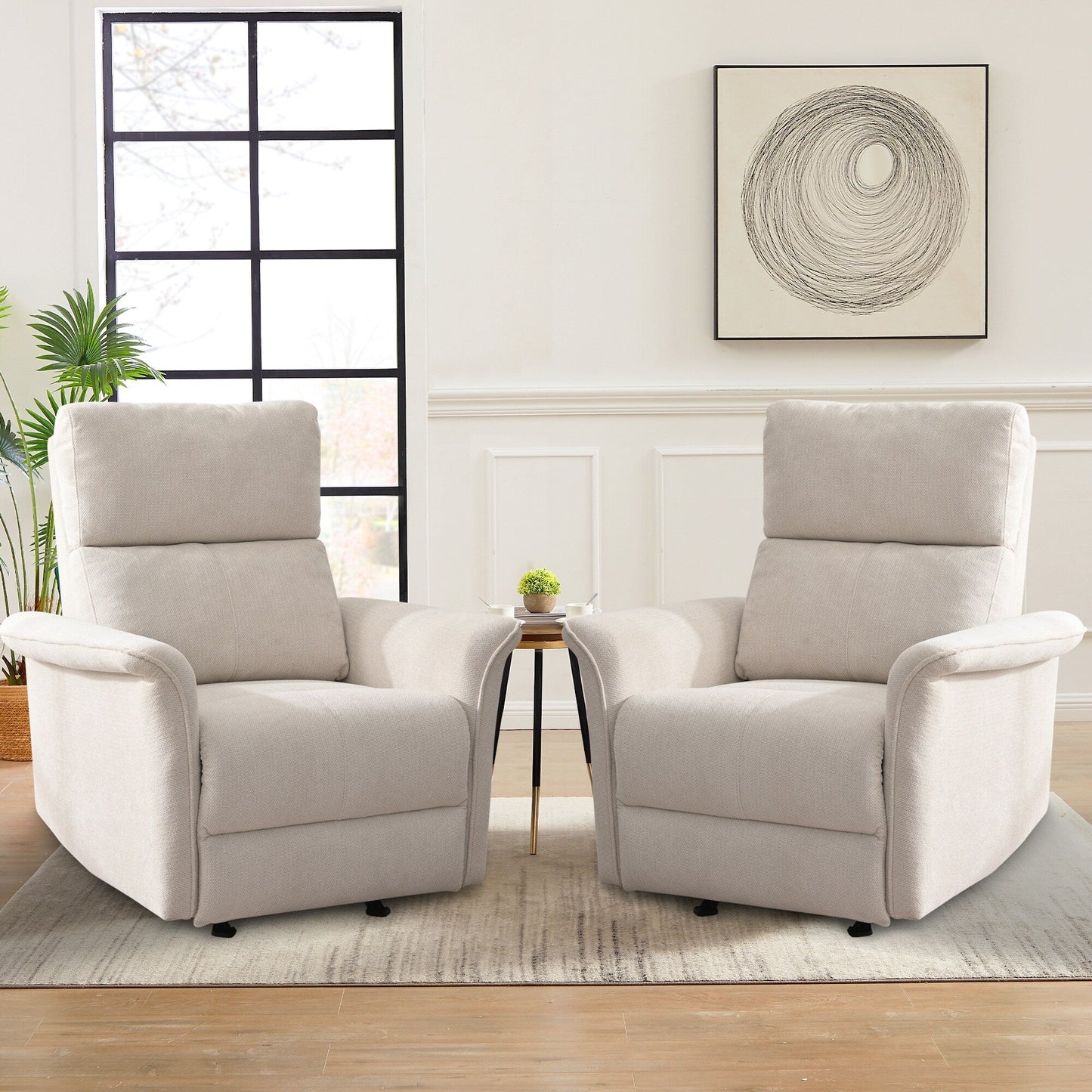 Poltrona reclinabile manuale a dondolo per adulti, poltrona reclinabile manuale a dondolo, poltrona in tessuto per bambini, poltrona reclinabile singola, braccioli larghi