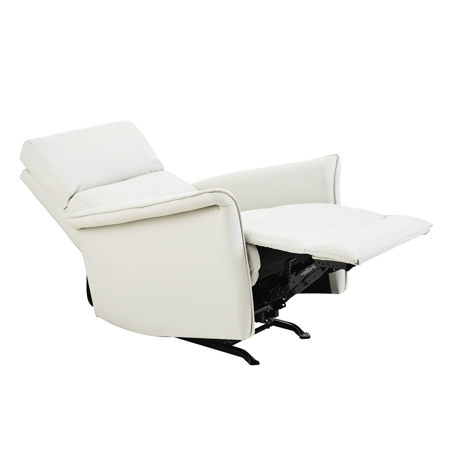 Poltrona reclinabile manuale a dondolo per adulti, poltrona reclinabile manuale a dondolo, poltrona in tessuto per bambini, poltrona reclinabile singola, braccioli larghi