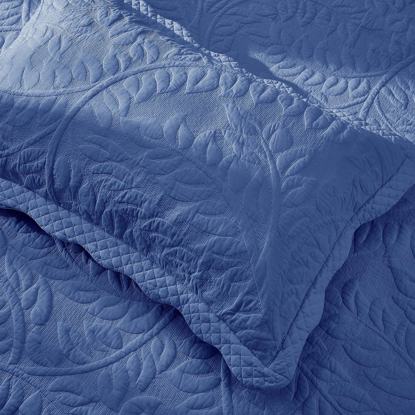 Federe trapuntate ricamate MarCielo 2 pezzi 100% cotone