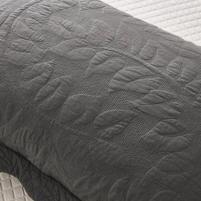 Federe trapuntate ricamate MarCielo 2 pezzi 100% cotone