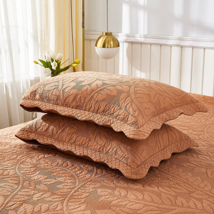 Federe trapuntate ricamate MarCielo 2 pezzi 100% cotone