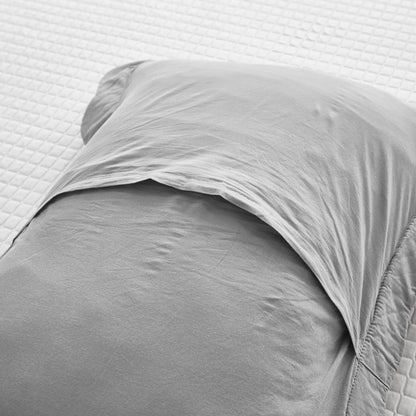 Federe trapuntate ricamate MarCielo 2 pezzi 100% cotone