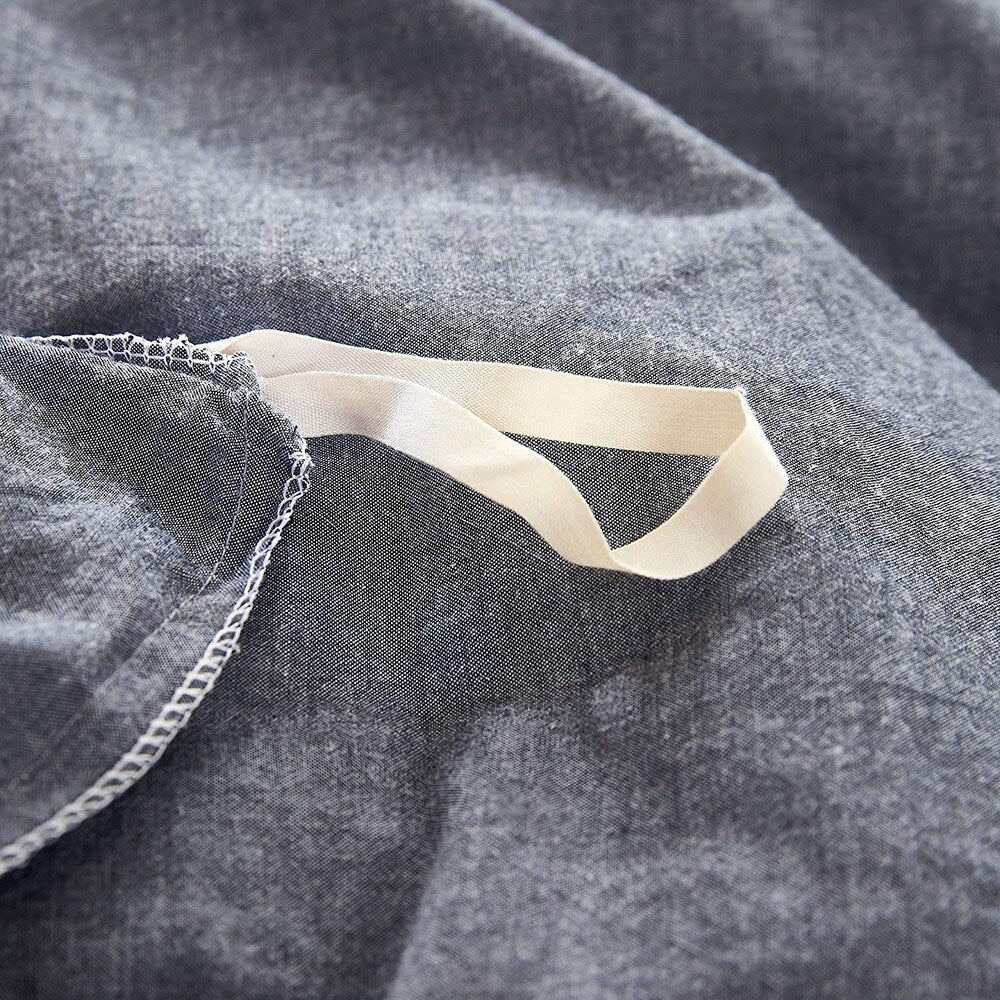 Set copripiumino in cotone Carson Carrington Gradersta da 3 pezzi