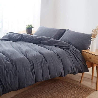 Set copripiumino in cotone Carson Carrington Gradersta da 3 pezzi