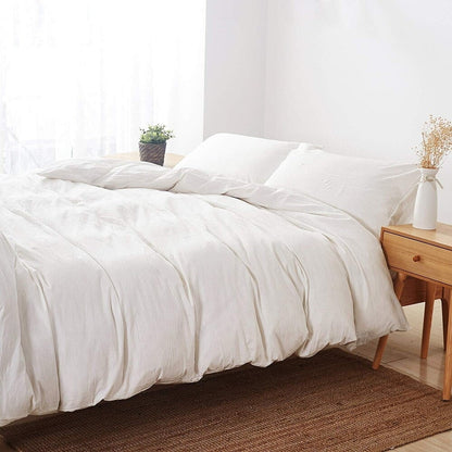 Set copripiumino in cotone Carson Carrington Gradersta da 3 pezzi