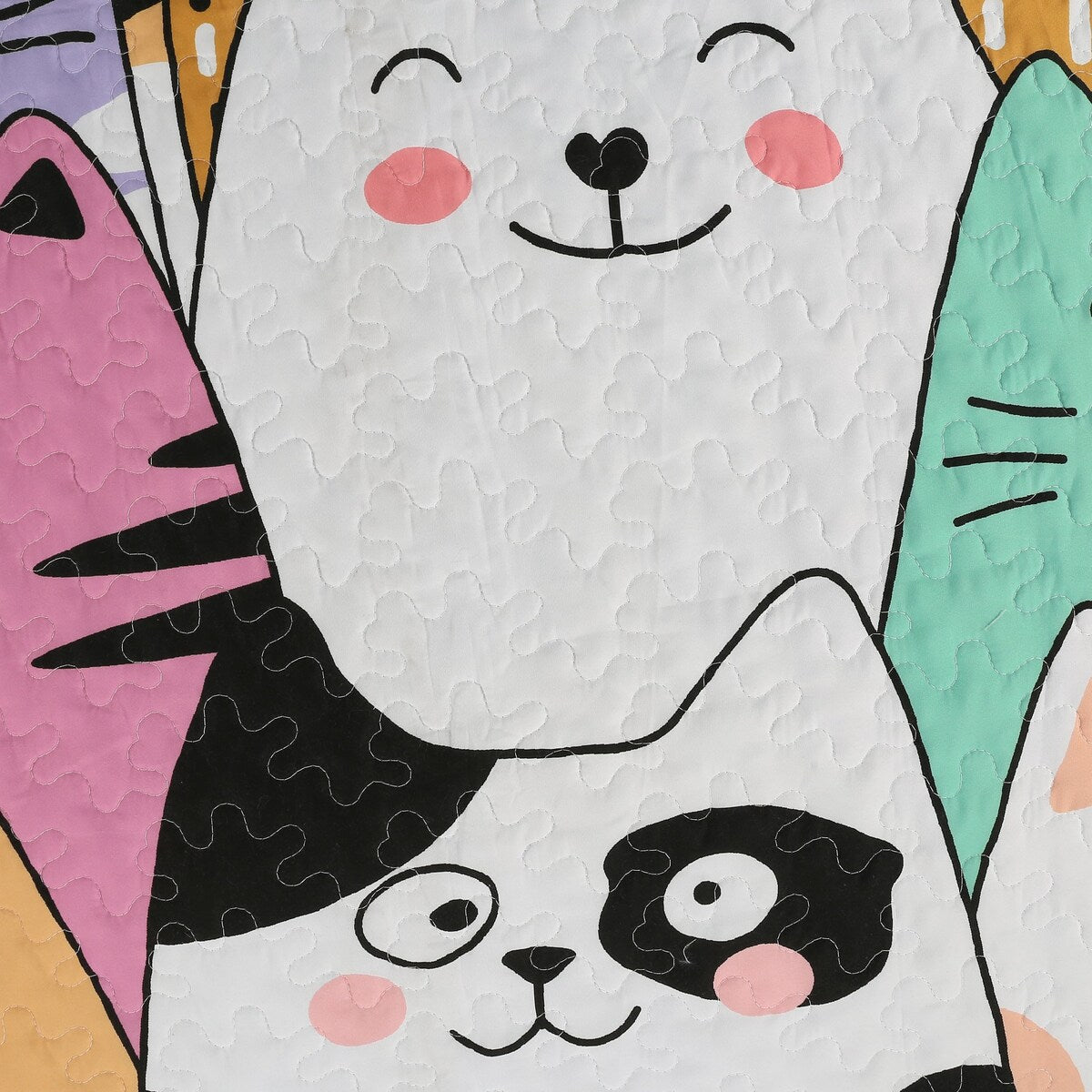 Set copriletto trapuntato per bambini MarCielo Cat WX202