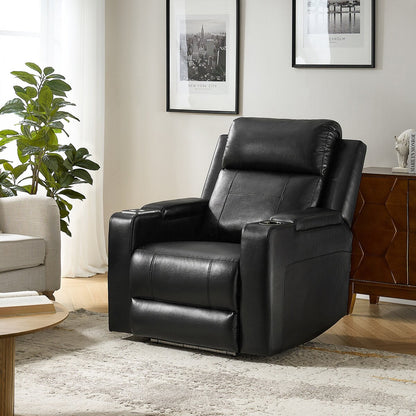 Poltrona reclinabile elettrica Marion Classic 35,5 Wide con portabicchieri di HULALA HOME